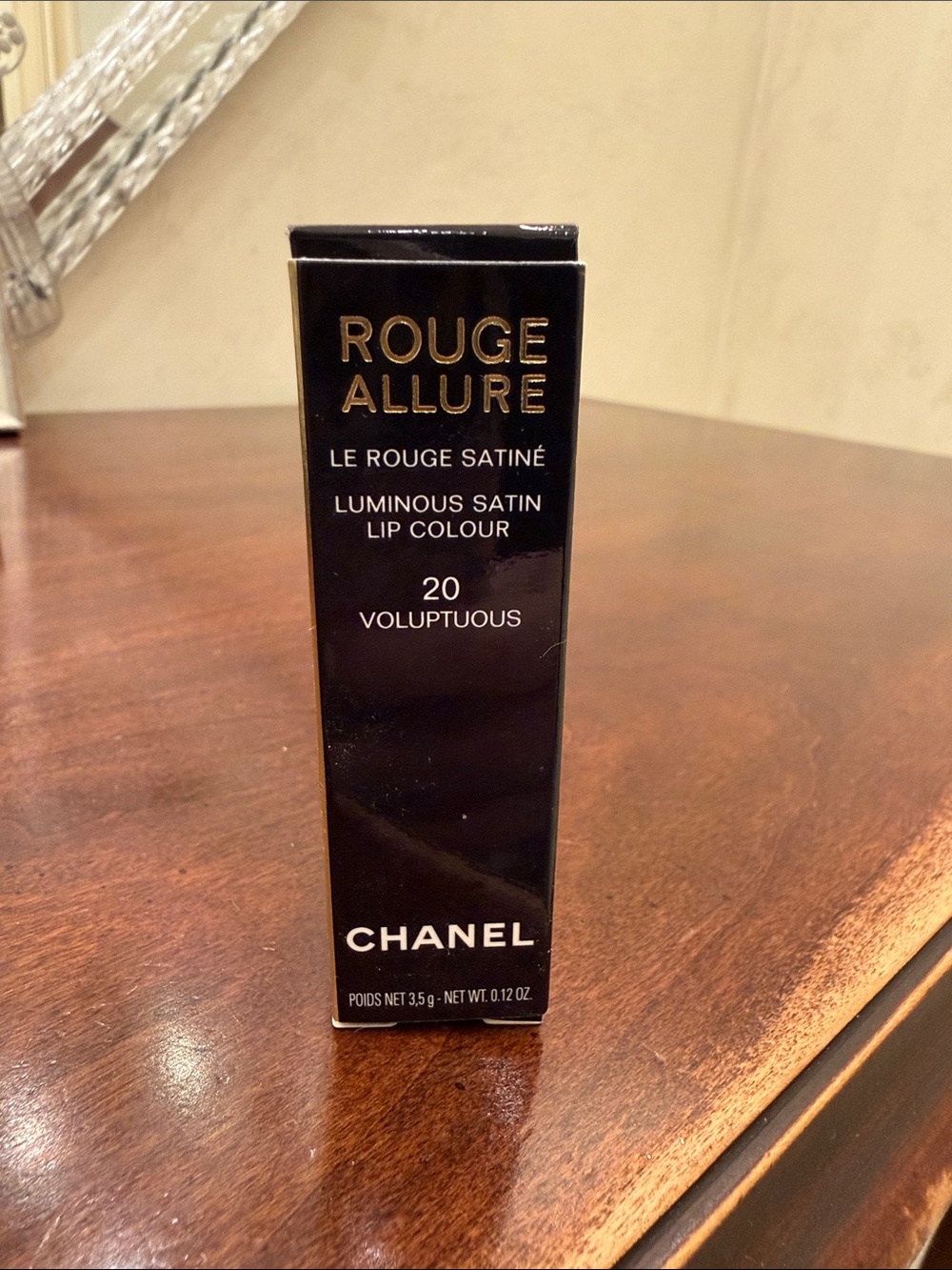 CHANEL Rouge Allure Luminous Satin Lip Colour 20 Voluptuous